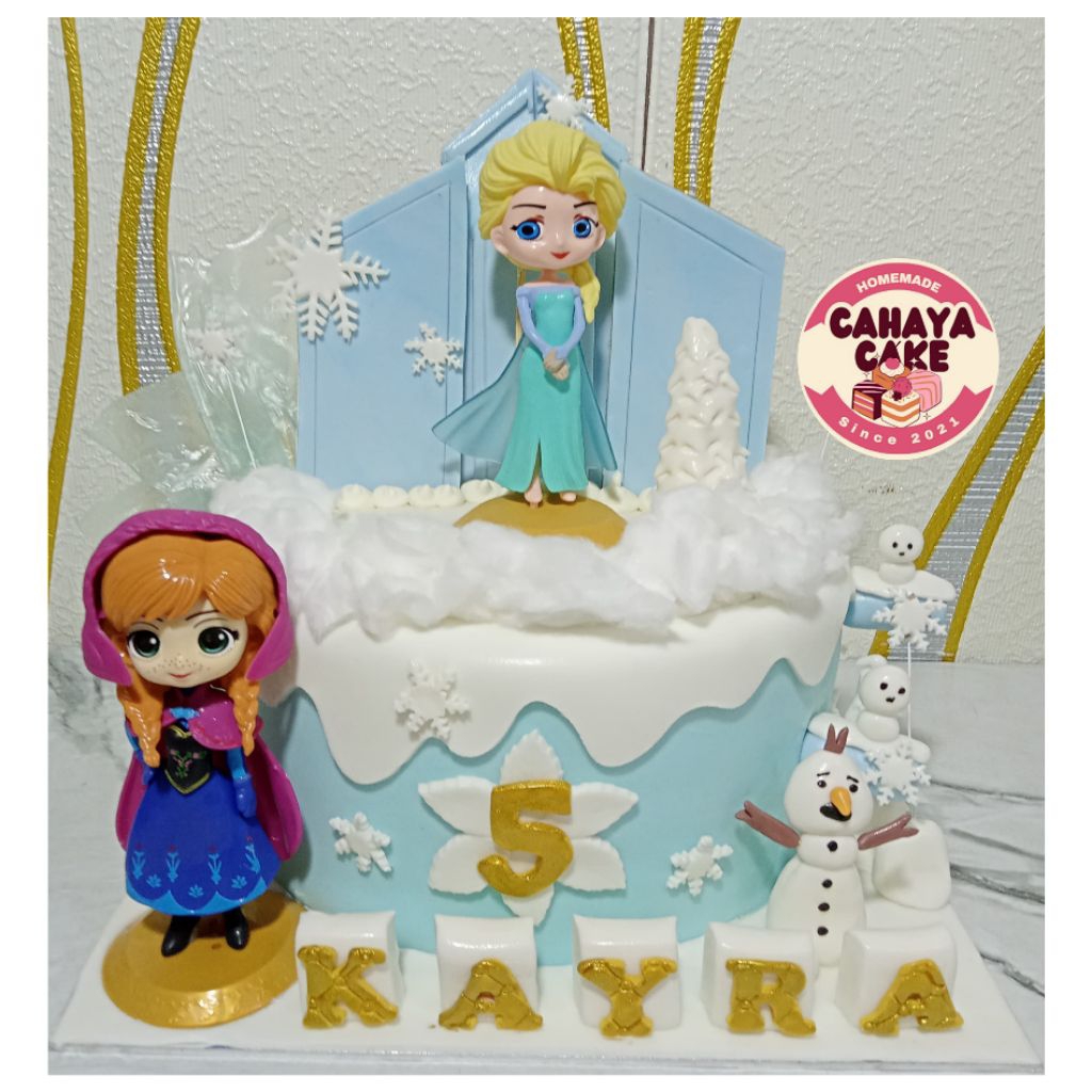 Kue Ulang Tahun Frozen / Frozen Cake / Kue Ultah Frozen Elsa