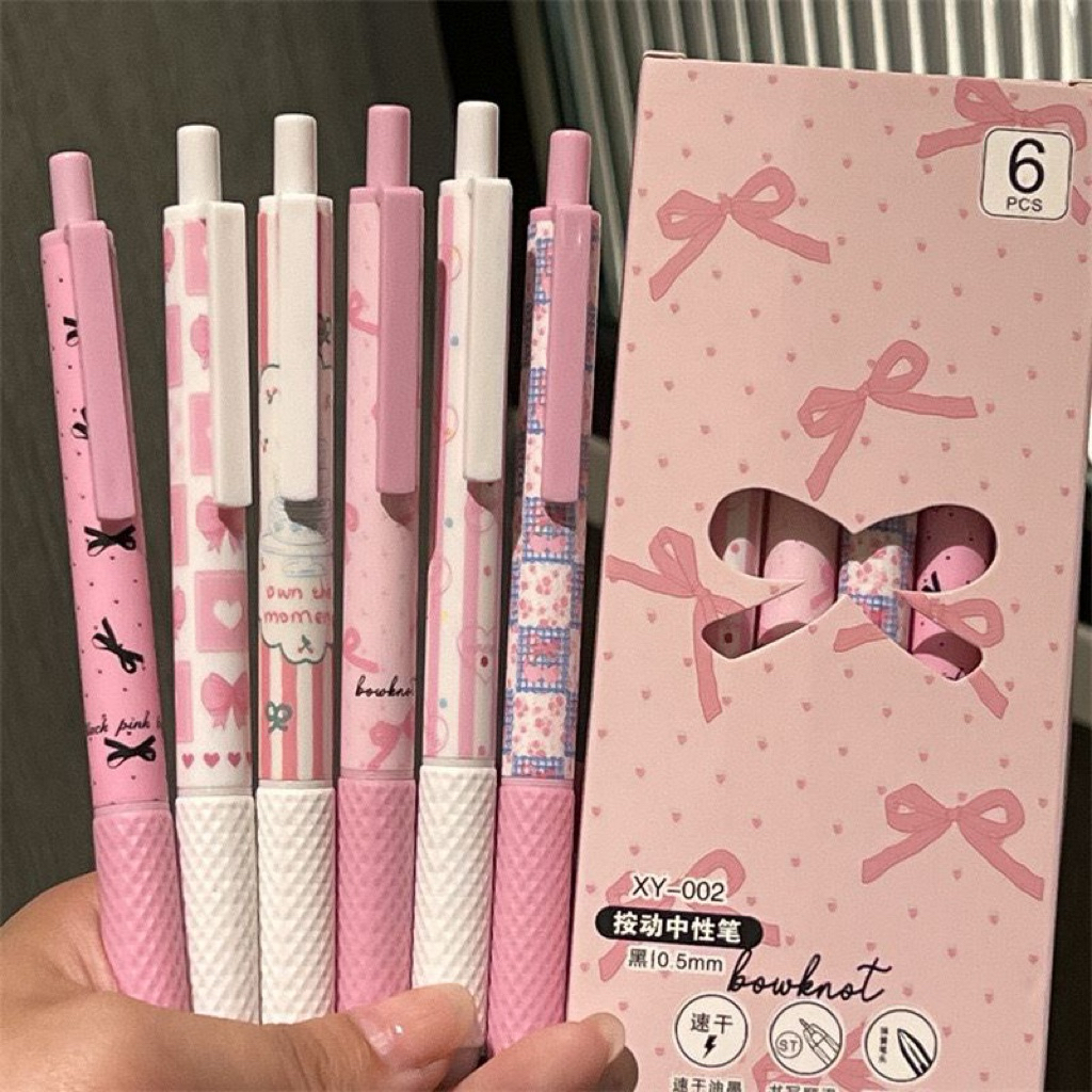 

Pena Mekanik Ribbon Pulpen Cetek Pita isi 6pcs