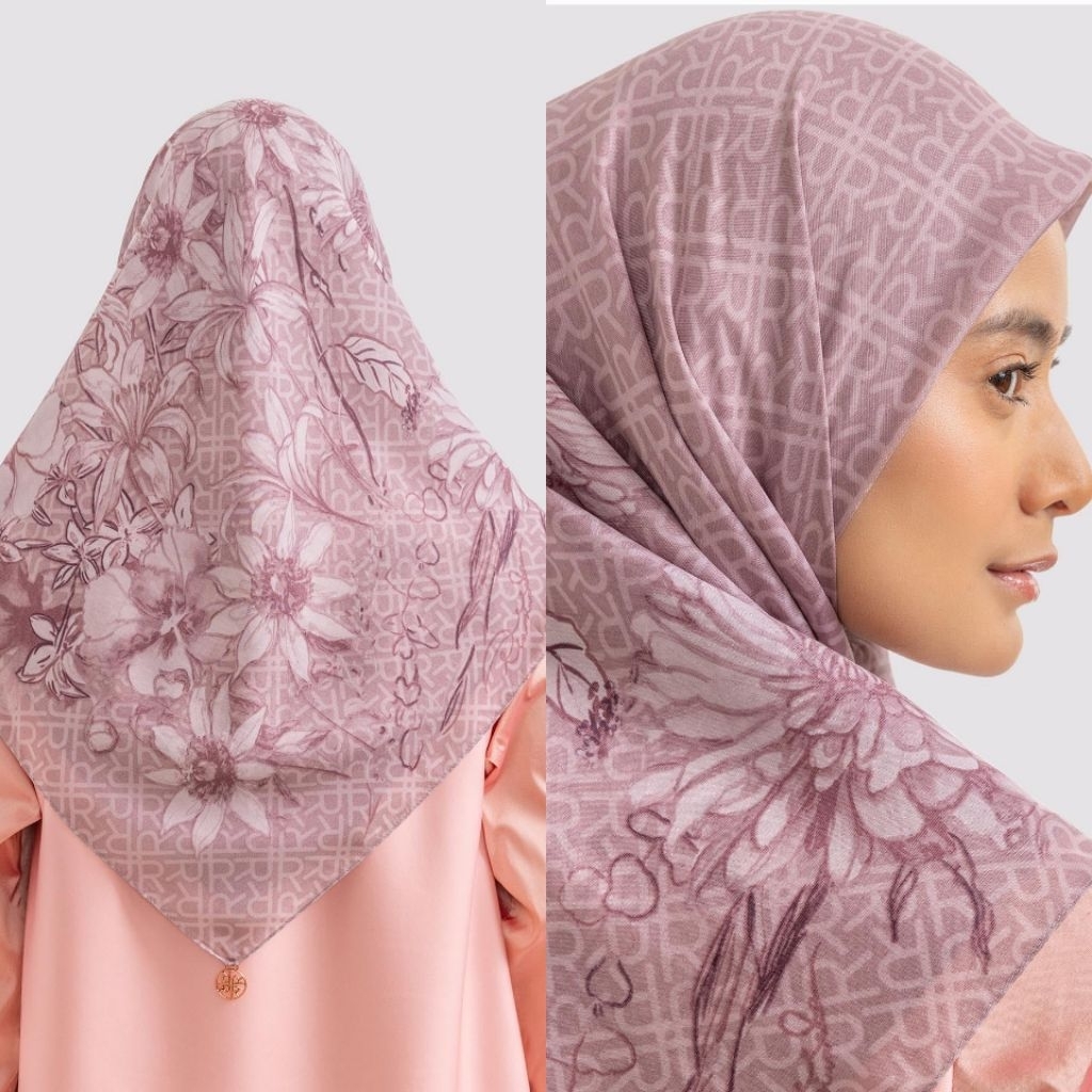 SALE RIAMIRANDA SCARF ‼️ RIA MIRANDA VOAL Syna Scarf Onella MONOGRAM MOTIF. BACA DESKRIPSI.