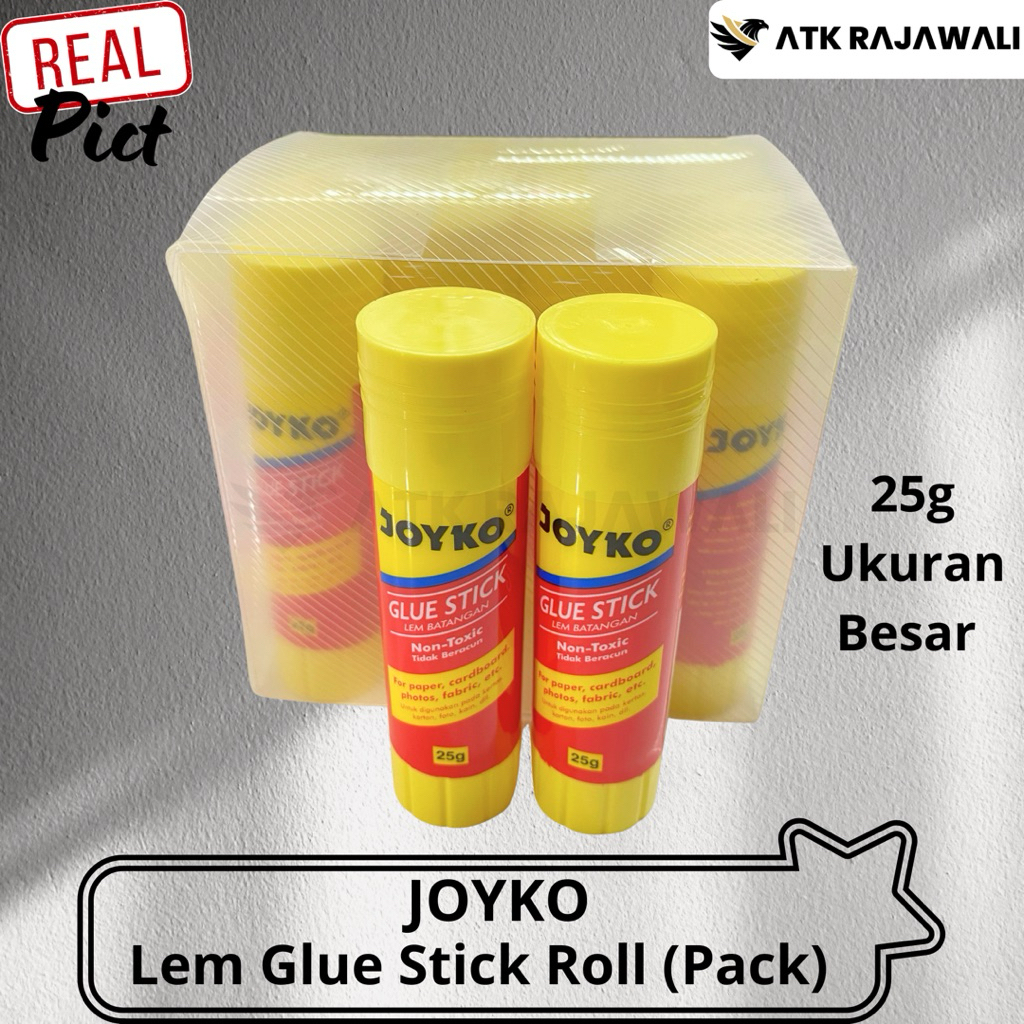 

(Pack) Lem Kertas Stick / Glue Stick Joyko 25gr Jumbo Lem Batang