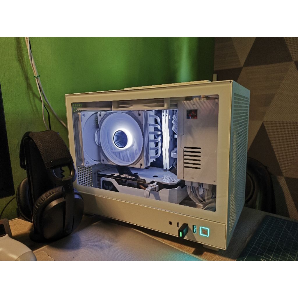 Mini ITX PC | Ryzen 5 3600 | 1660TI | A520M ITX/AC | 2x8GB 3600MHz | CH160 White | AC550 Bronze Whit