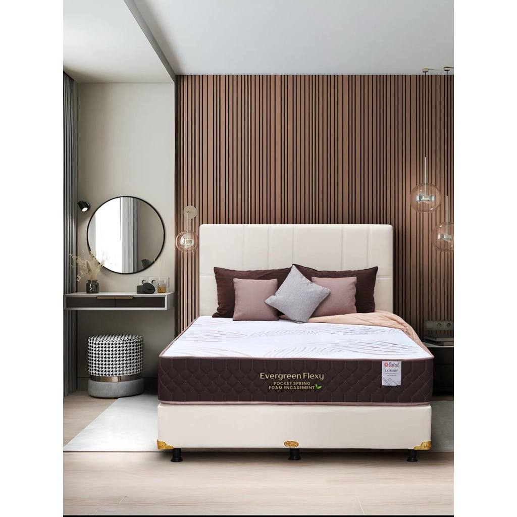 Springbed lampung |Kasur | matras central flexy pocket  set divan