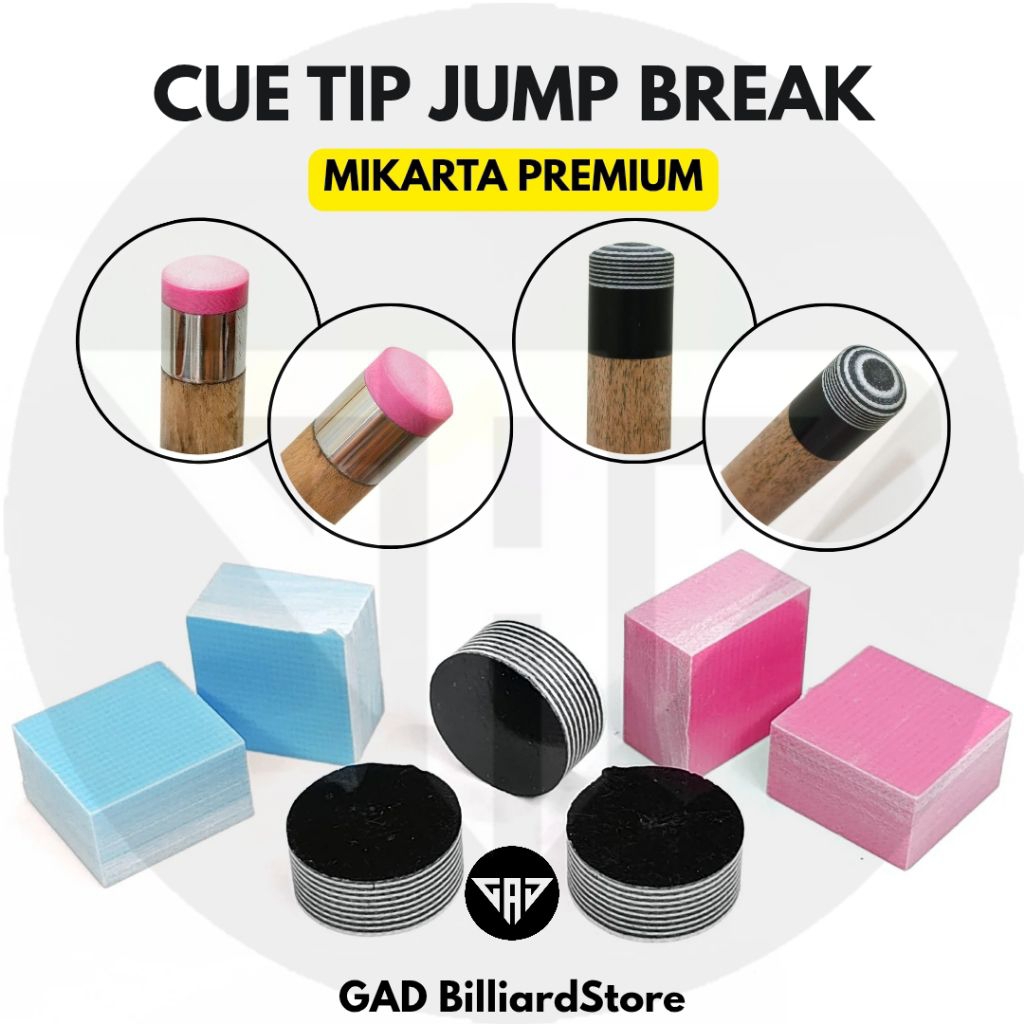 MICARTA TIP JUMP BREAK | CUE TIP JUMP | CUE TIP BREAK
