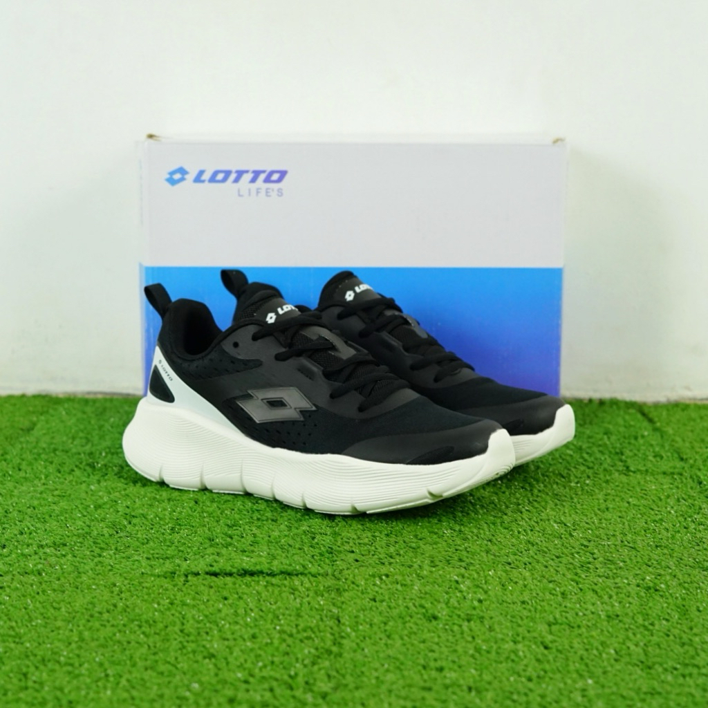 Sepatu Lari Lotto Deli Black Original