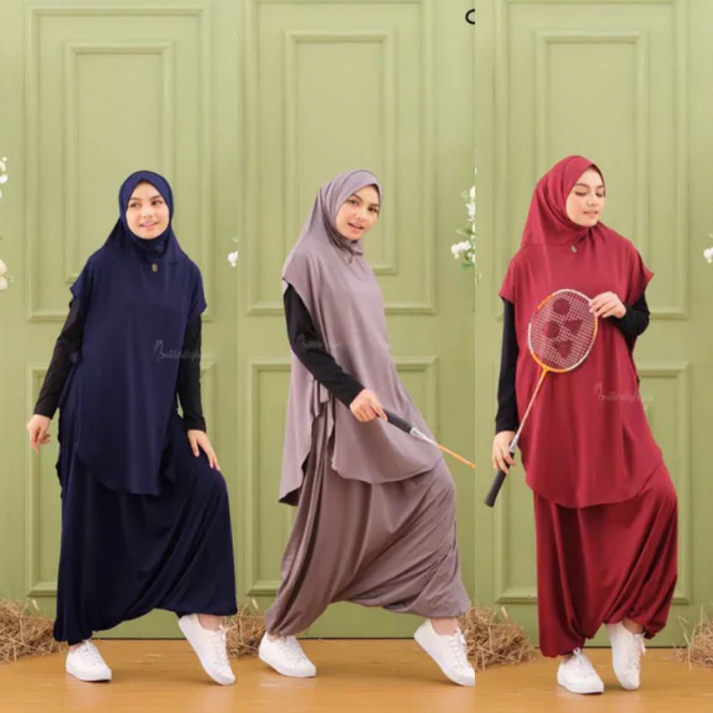 Setelan Olahraga Wanita Muslimah Sport Set Vienna By Butterfly Hijab