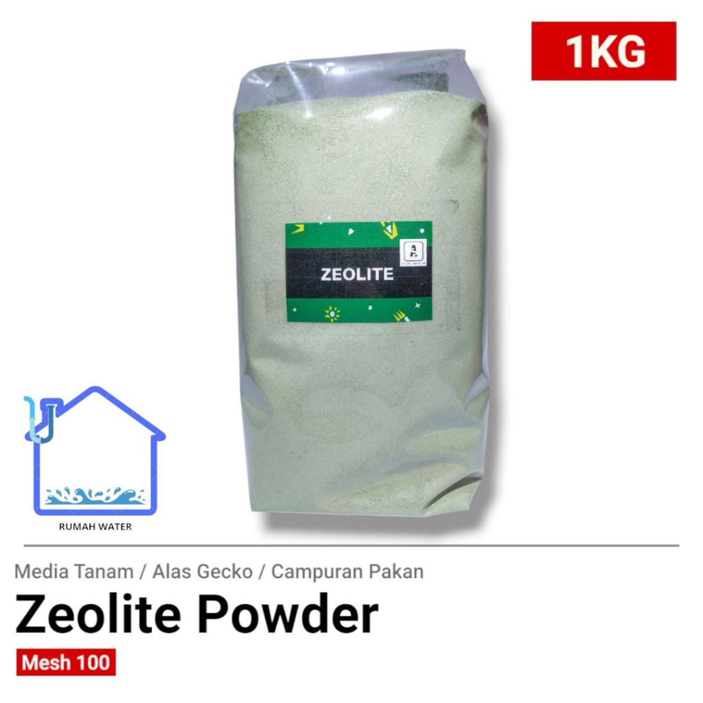 zeolit Powder Media Tanam Alas Reptil 1Kg