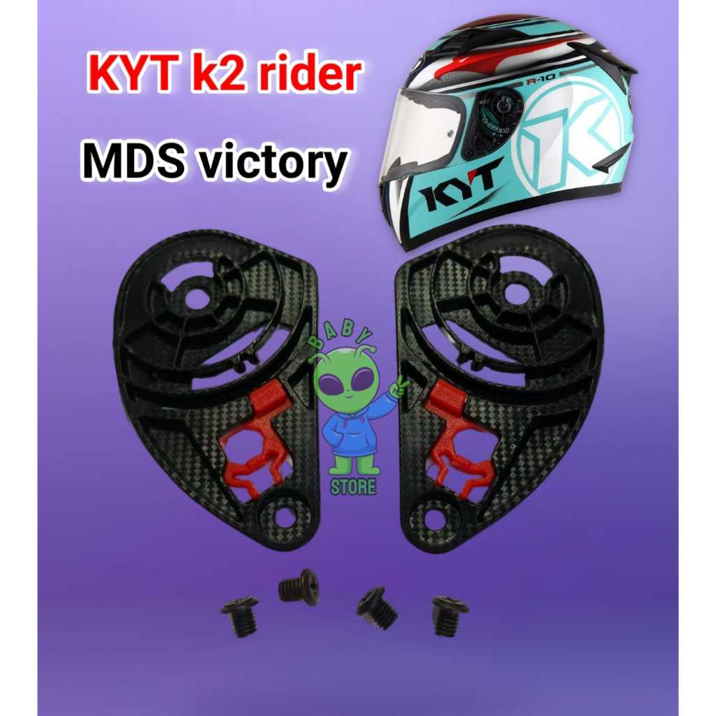 Rachet helm kyt k2 rider, mds victory  motif carbon all varian satu set