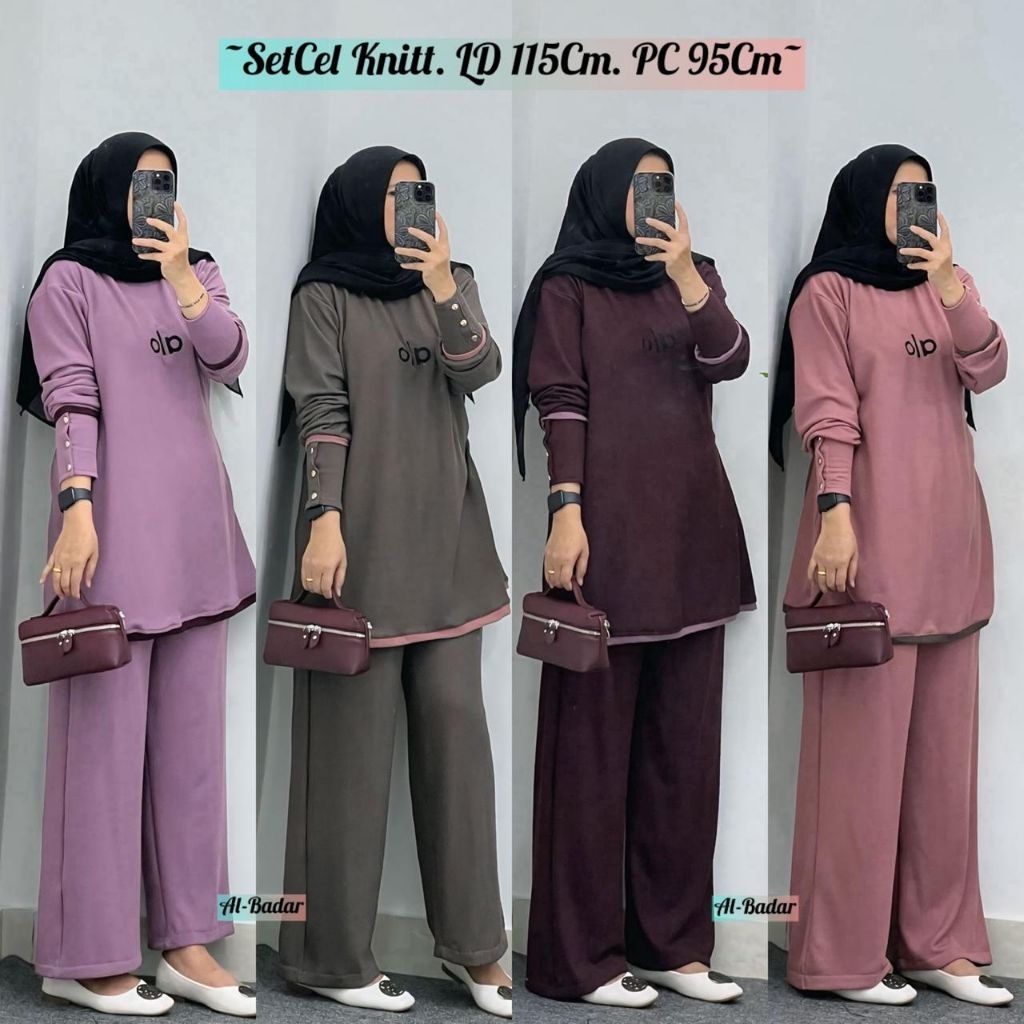 setelan knit Ld 115 cm pc 95 cm