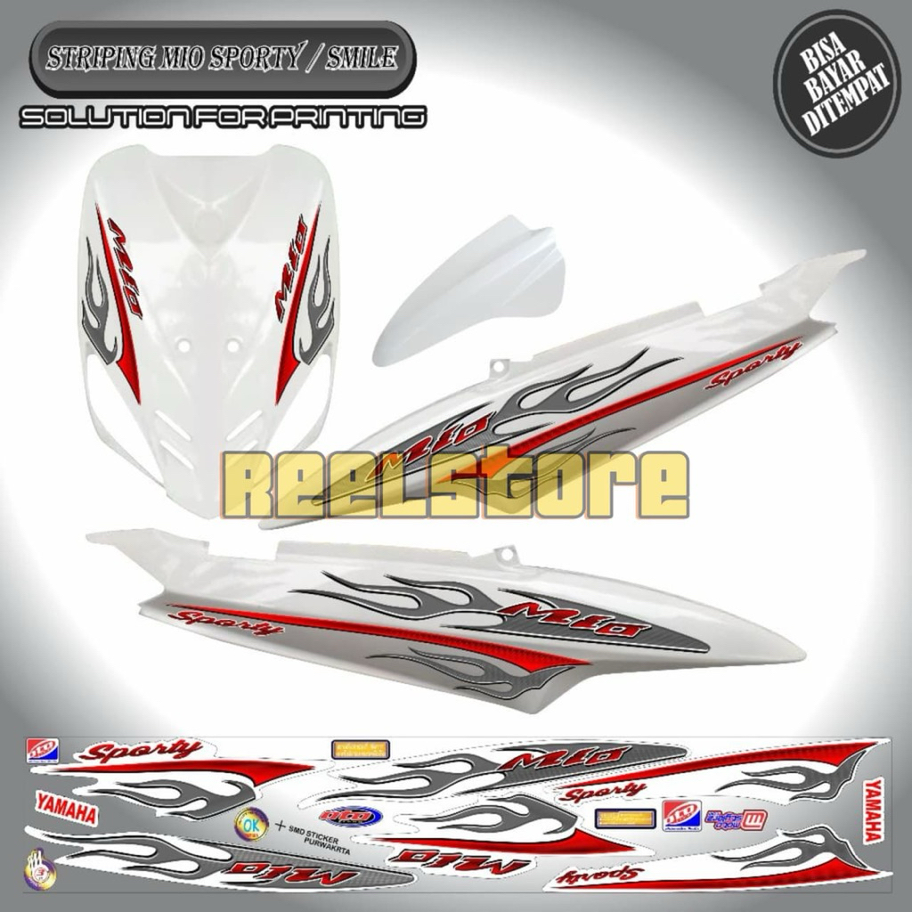 Stiker Striping Yamaha Mio Sporty Full Body – Desain Original Look