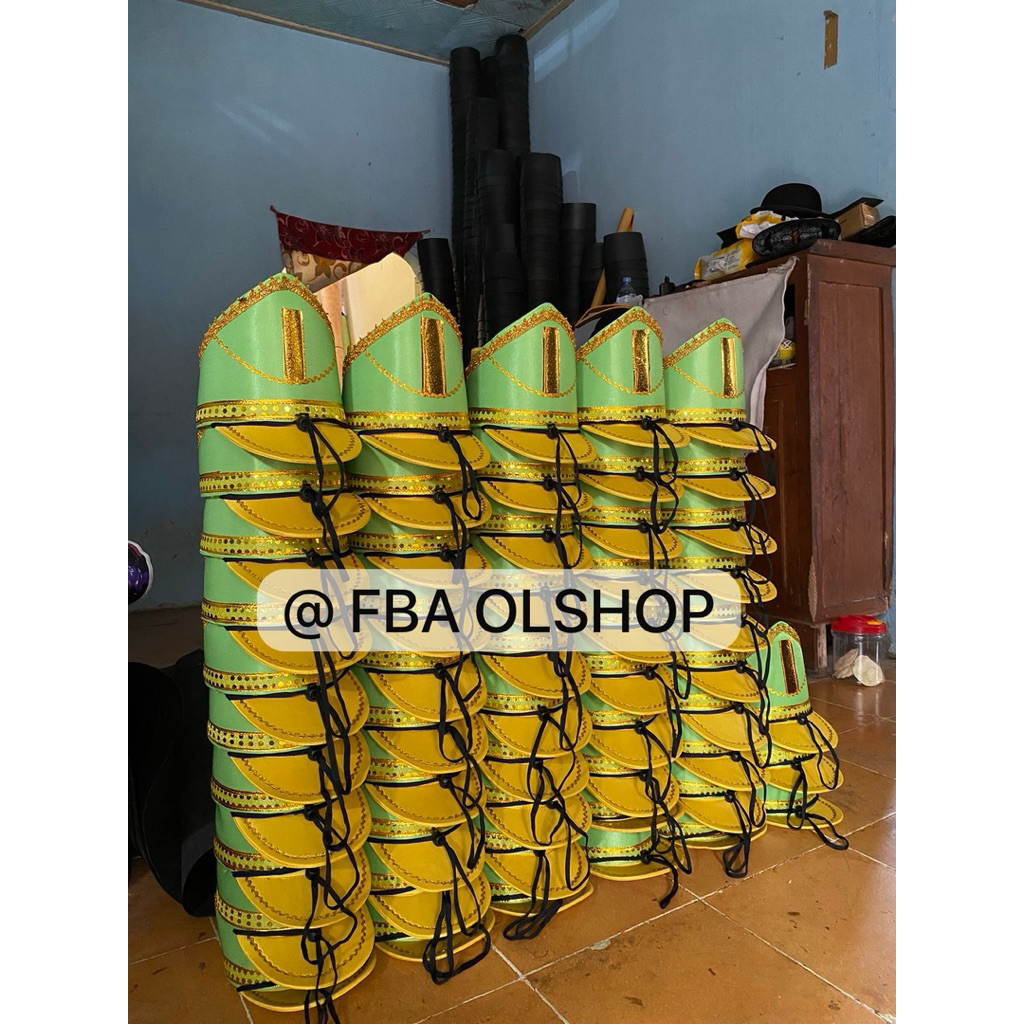 Topi pasukan Drumband bisa request model (tk,sd ,smp dan sma)