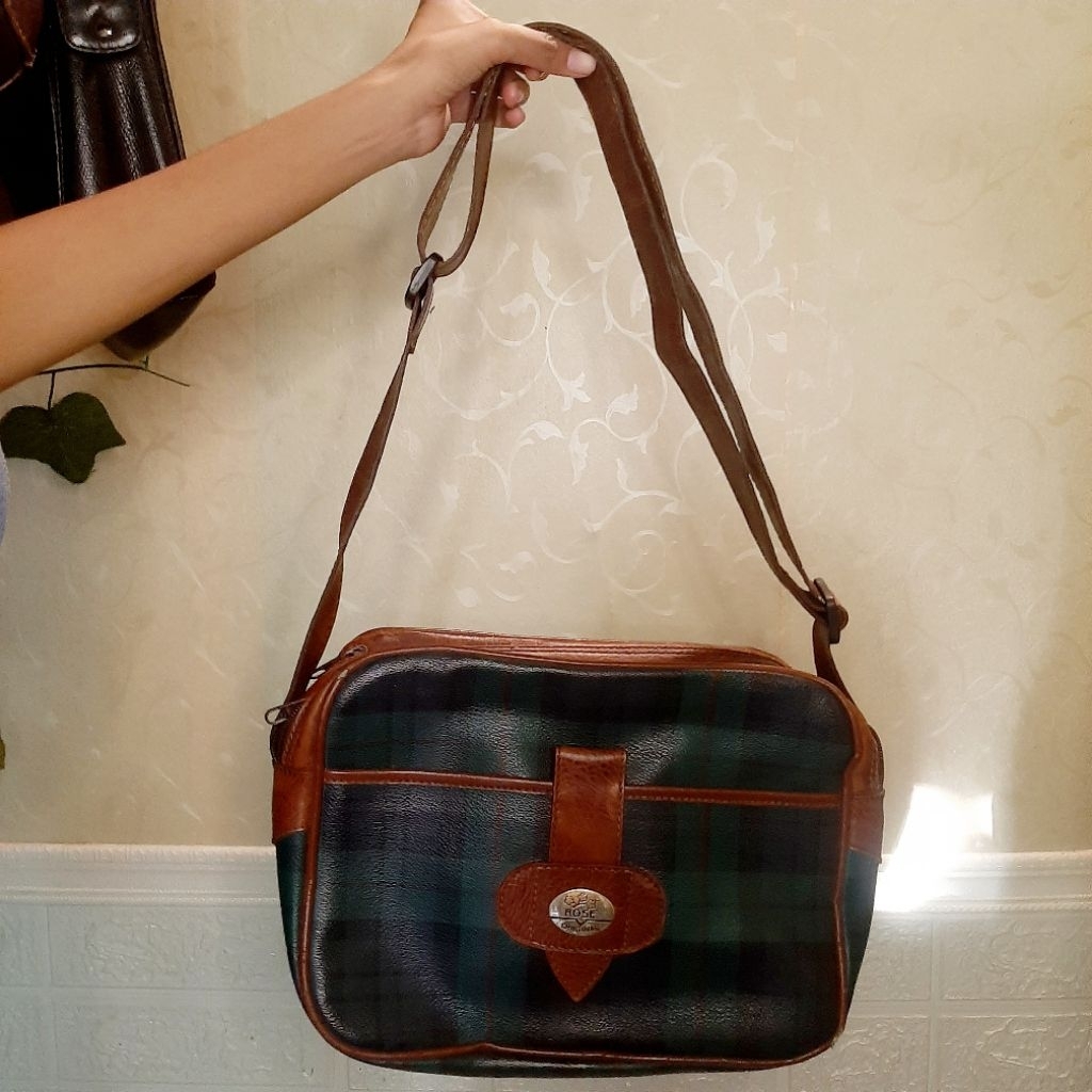 Tas Vintage pria preloved / tas selempang pria