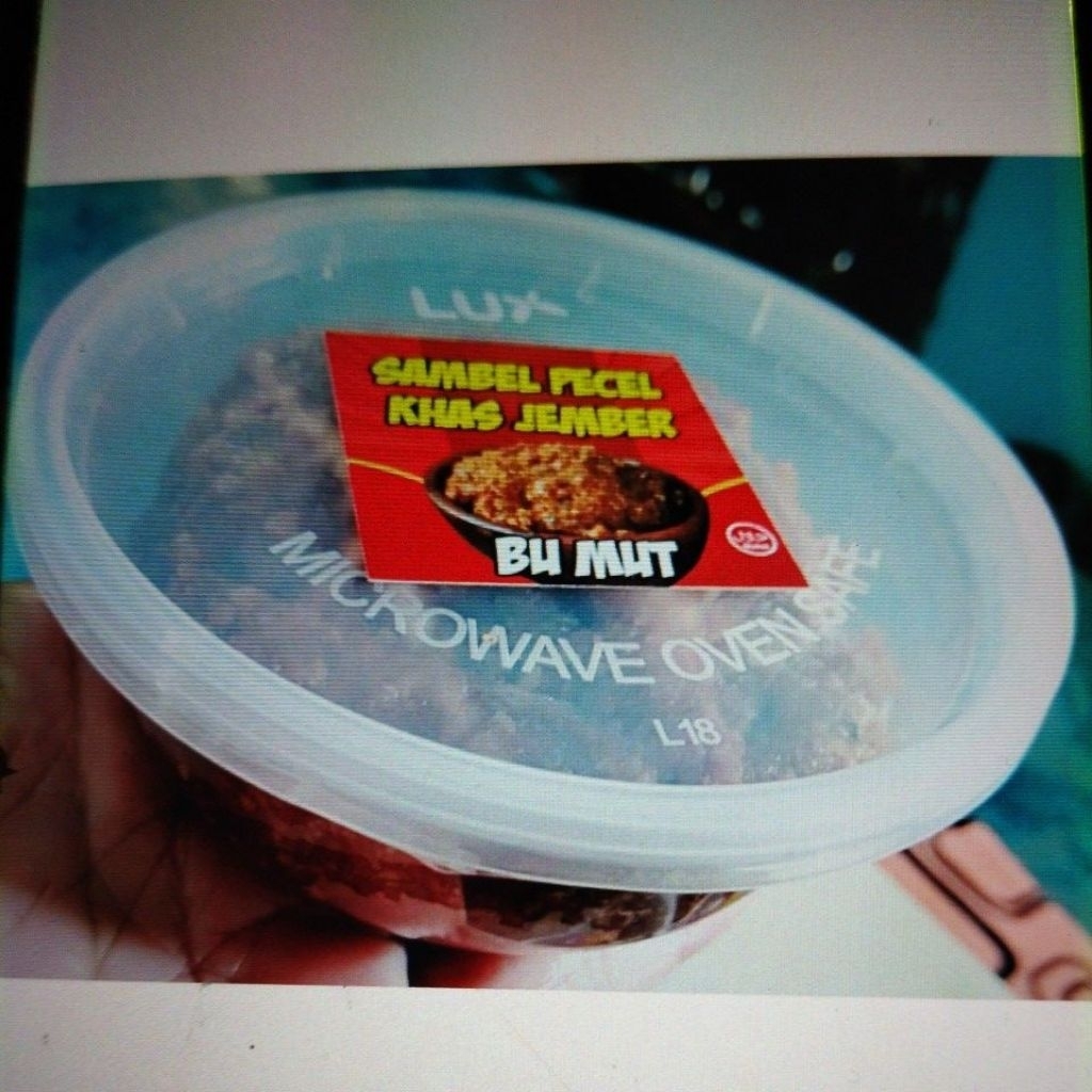 

Sambel pecel khas jember isi 150 gr Rp 12.950 di jamin MANTAP