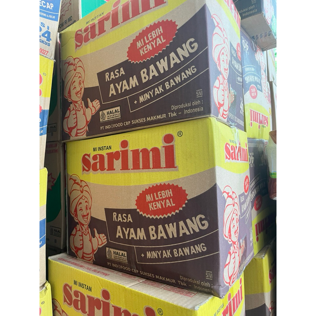 TERMURAH  Sarimi 1 dus / Mie Sarimi Ayam bawang 1 dus isi 40