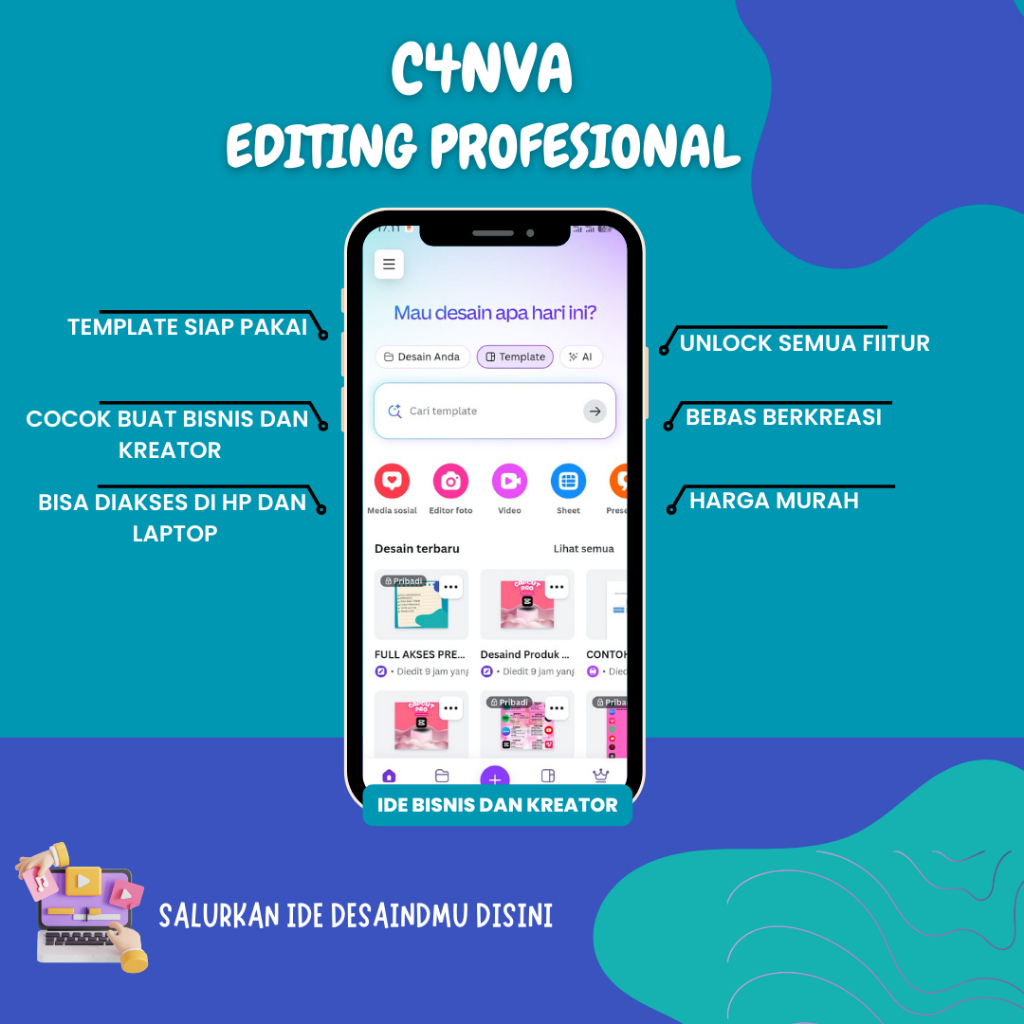 

Editable Canva Template | Cocok untuk Branding, Feed & Promosi