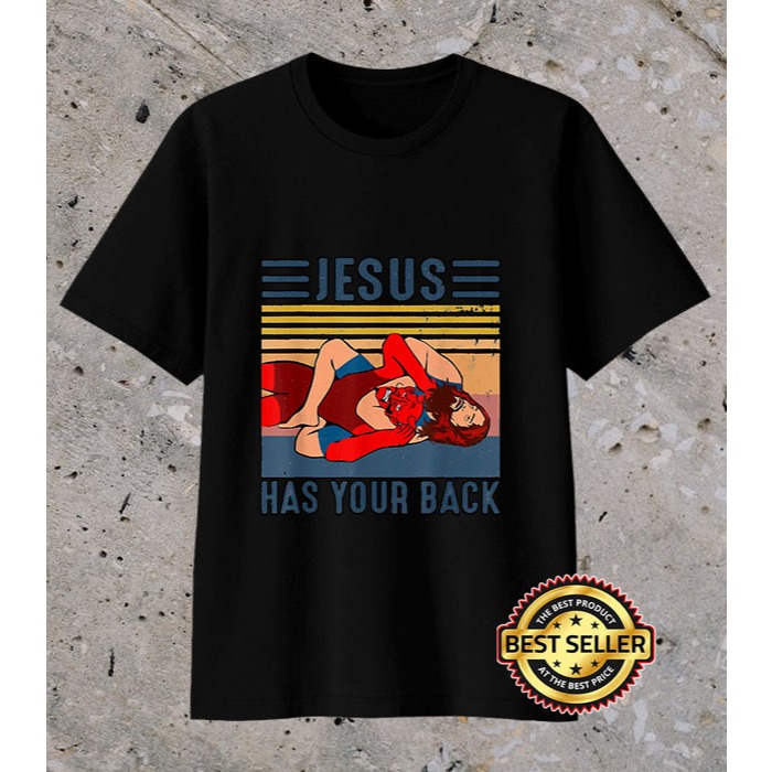 Jesus Has Your Back Wrestling Vintage Kaos