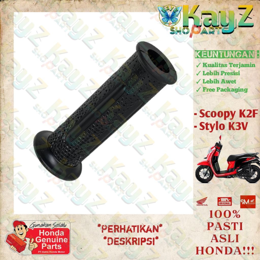 Karet Stang Hand Grip Kiri Stylo Scoopy Original 53166K2FN80