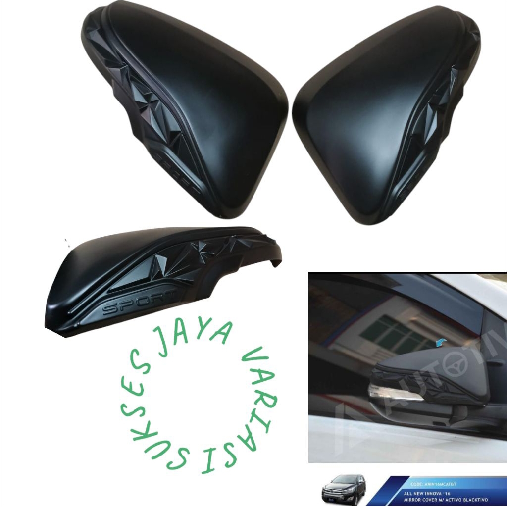 COVER SPION MOBIL INOVA REBORN HITAM ACTIVO