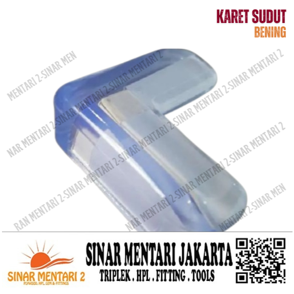 Karet Siku Meja atau Pengaman Siku Meja Bening