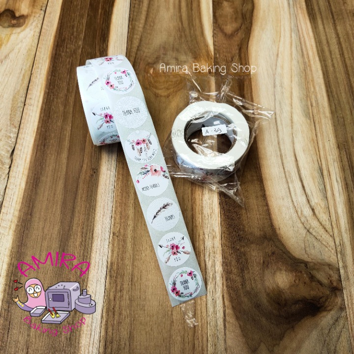 

Sticker Thank You Flower Mix Putih A-39