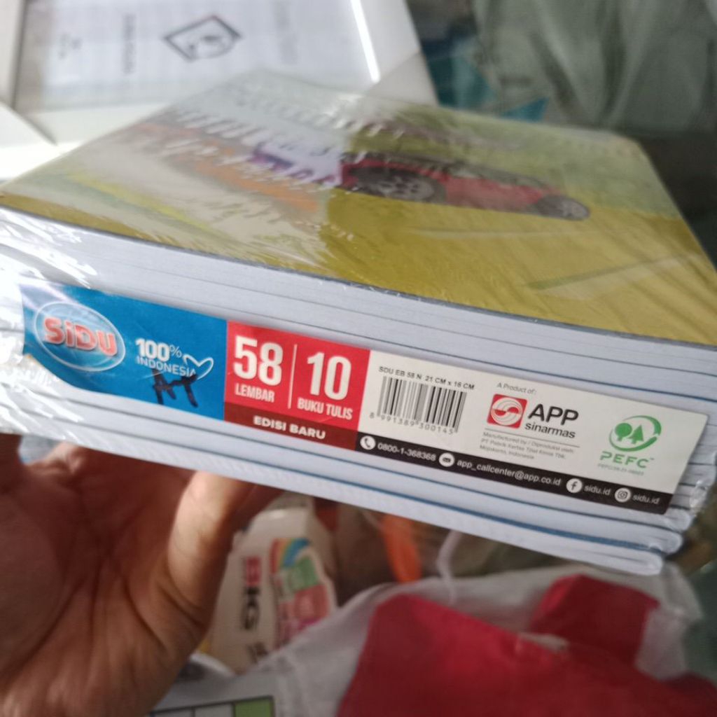 

Buku tulis Sidu isi 58 lembar