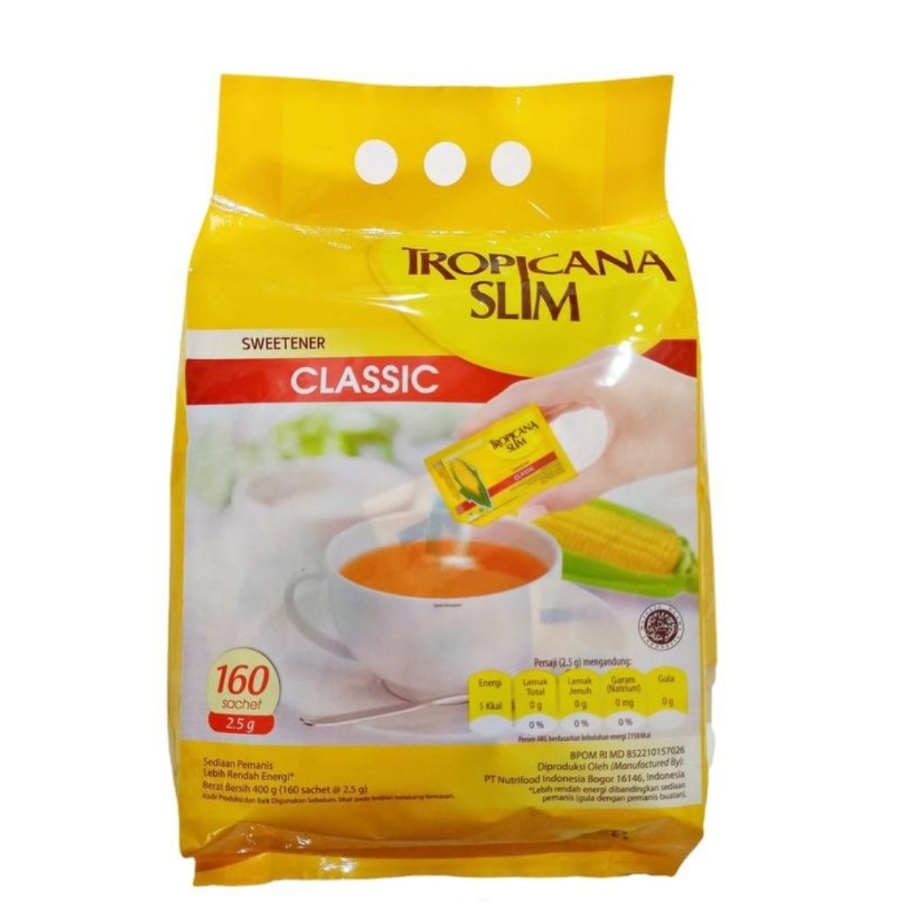 

Tropicana slim classic sweetener 160 sachet