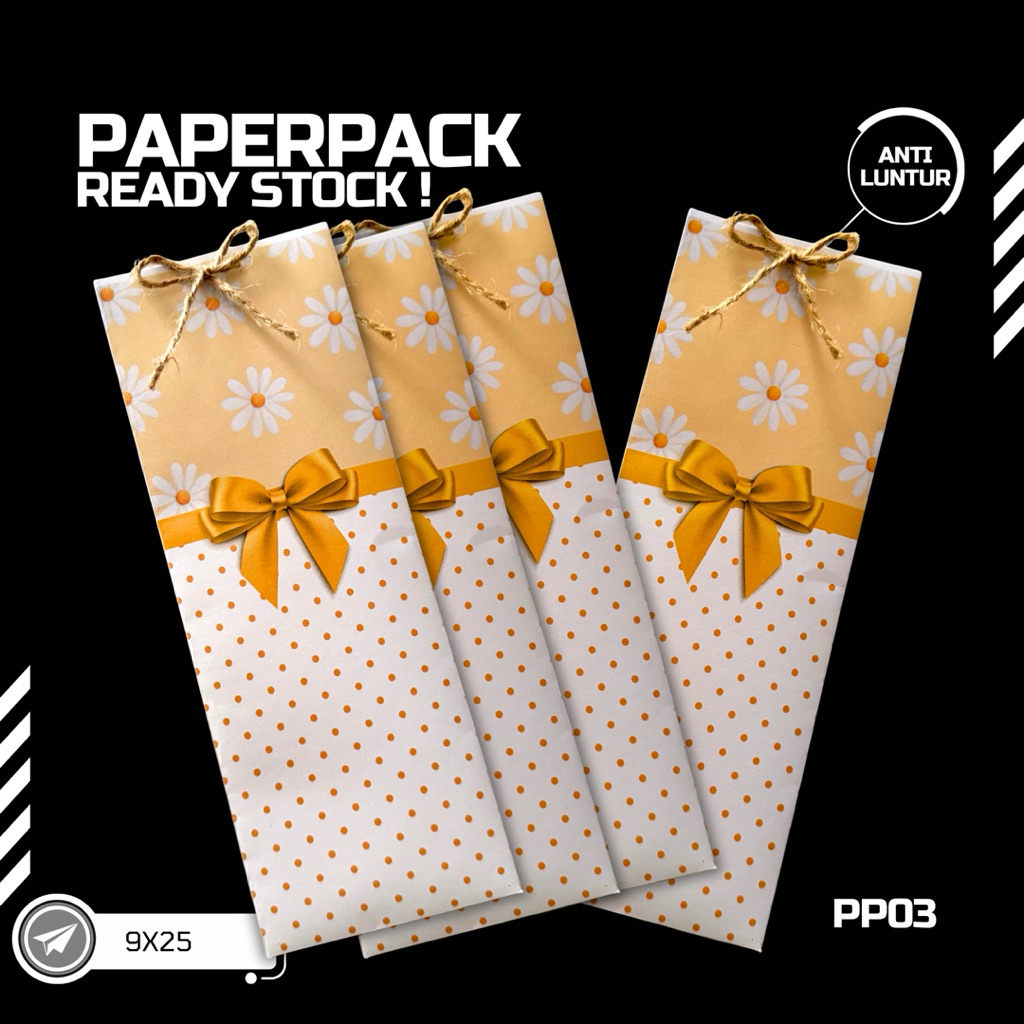 

CV. Berkah Kertas Jaya | Paperpack Souvenir Segala Acara Full Colour Bisa Memilih Motif Sesuai Keinginan