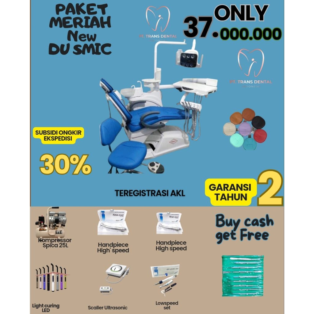 NEW DENTAL UNIT SMIC PAKET MERIAH KLINIK BPJS MURAH MERIAH TEREGISTRASI AKL/NEW DENTAL UNIT MURAH