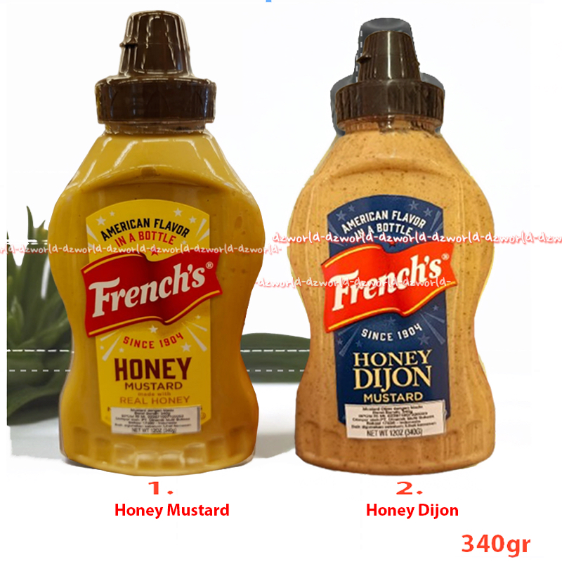 

French's 340gr Honey Mustard Dan Dijon Saos Untuk Hotdog Dan Sandwich Burger Frenchs Chardonnay French