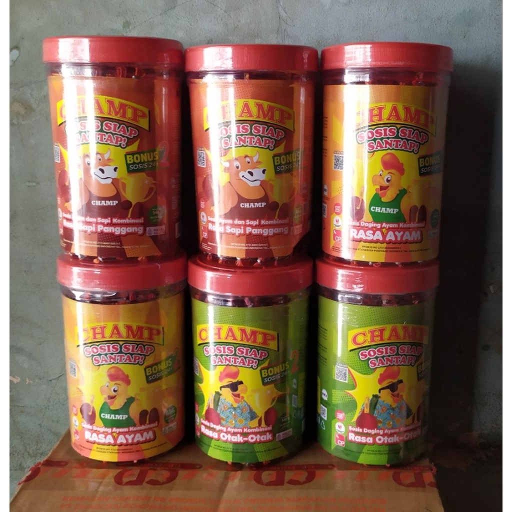 

Sosis Champ Siap Makan Isi 24+2 MURAH