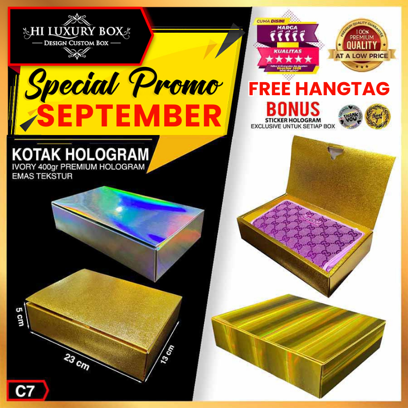 

Kotak Souvenir|Hologram|Kado|Hadiah|Box|Dus|Packaging|C7