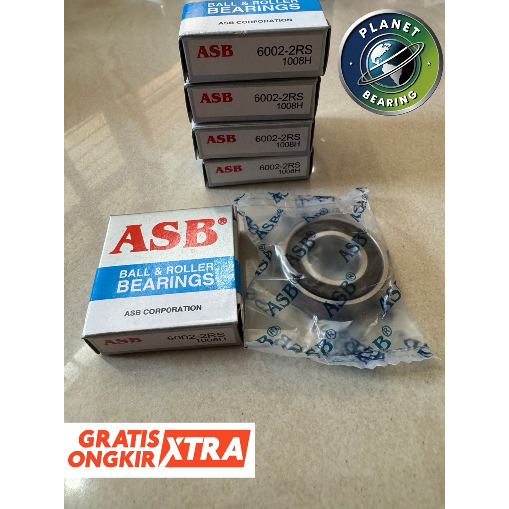 Bearing 6002 2RS ASB ORIGINAL (Minimal 10pcs)