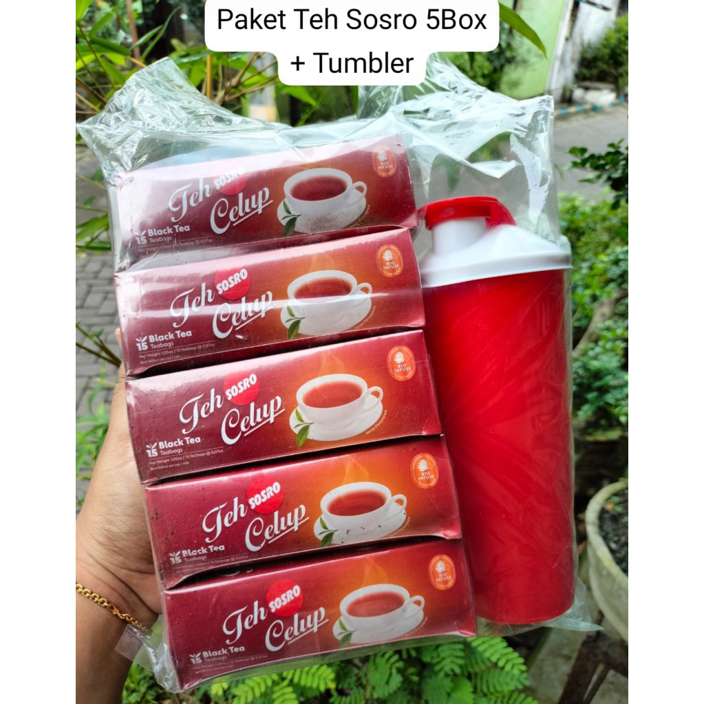 

PAKET TEH CELUP SOSRO FREE TUMBLER