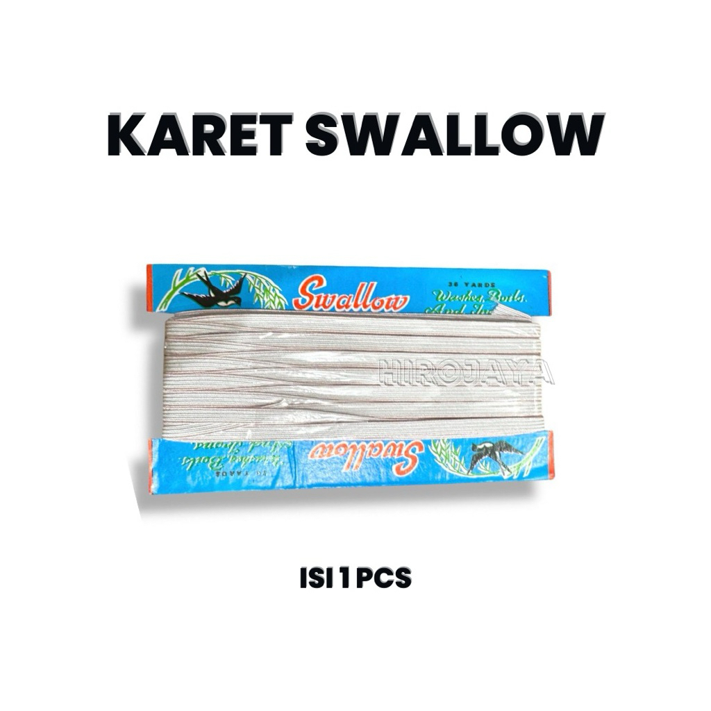 

Karet Elastis Swallow / Rubber Band Swallow Per Papan