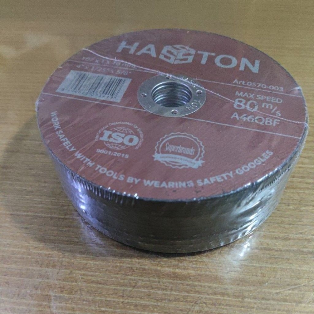 Mata Gerinda Potong HASSTON 4" SATU PAK ISI 25PC