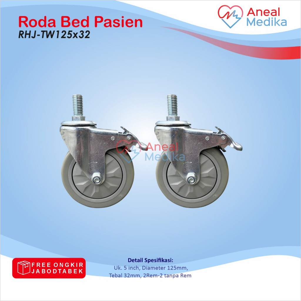 Roda Bed Pasien RHJ-TW 125x32