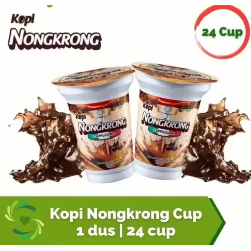 

[KARTON] Kopi Nongkrong Cappucino 1dus isi 24cup