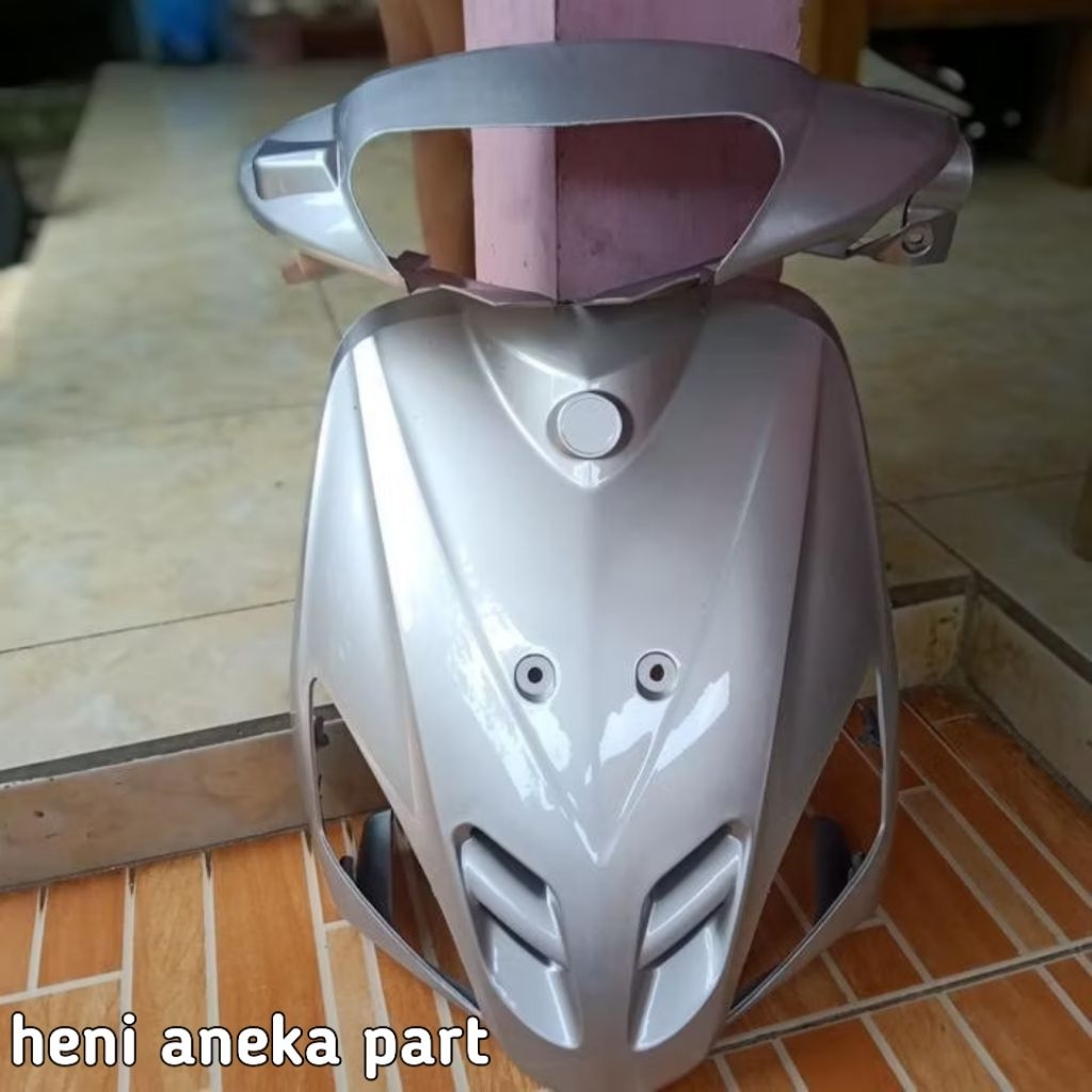 tameng plus batok mio sporty lama silver