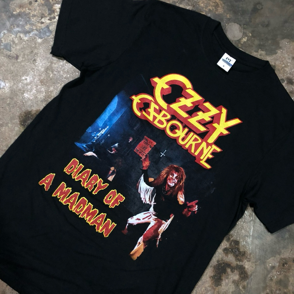 tshirt kaos ozzy osbourne - diary of madman