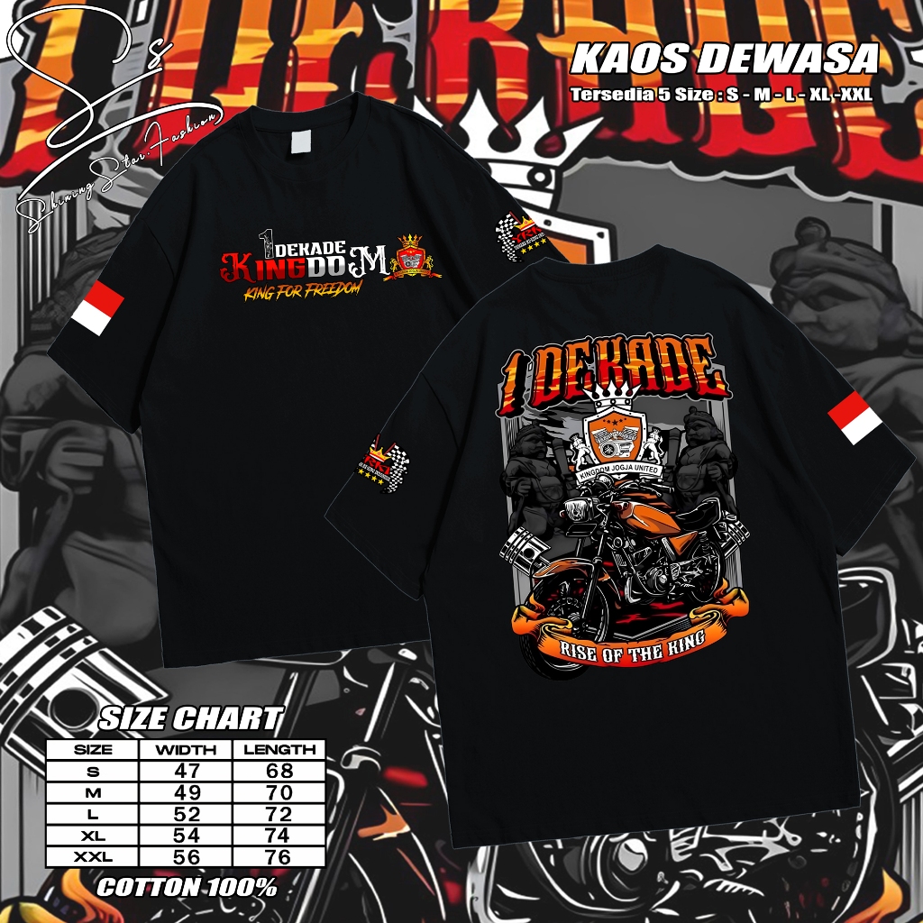 KAOS RX KING 1 DEKADE | T-SHIRT RXKING 2 STROKE LEGEND JT | KAOS RX KING SUNMORI (SUNDAYMORNINGRIDE)
