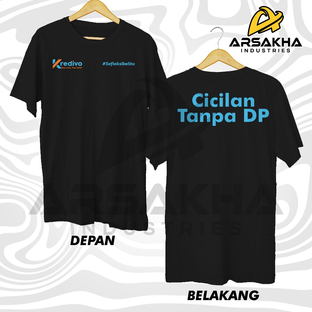 Kaos Kredivo Cicilan Tanpa DP Baju Distro by Arsakha Industries