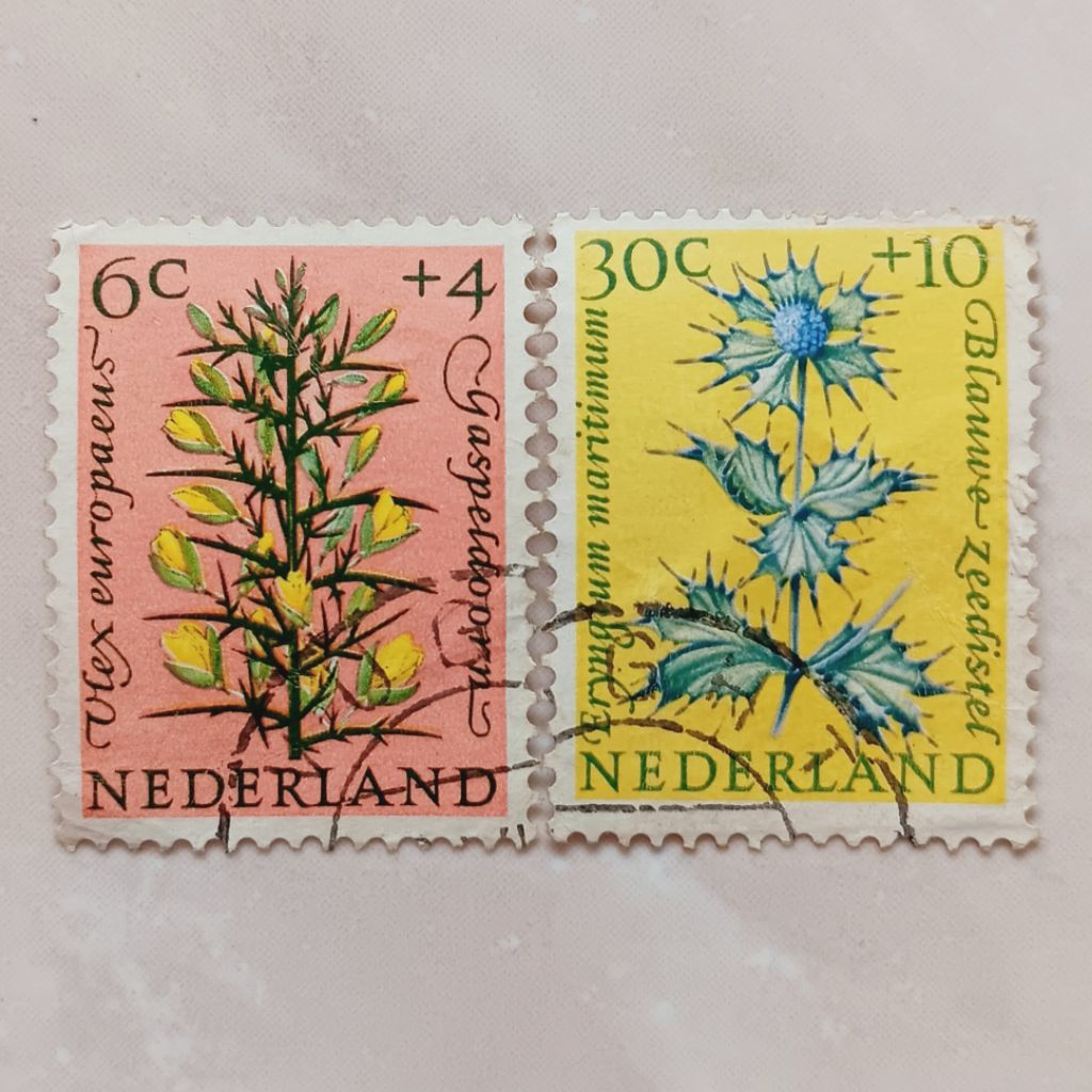 

(OG) Perangko Inggris Belanda 1960 Summer stamps 1960 Set 2 pcs Used