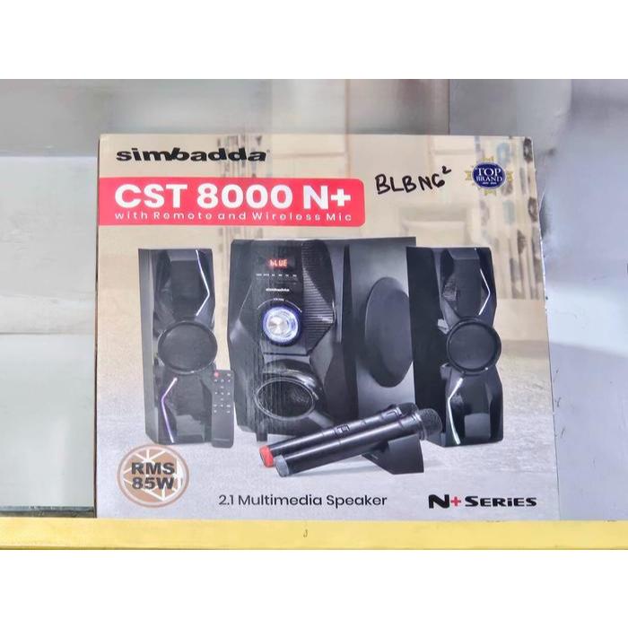 Speaker SIMBADDA CST 8000N+ CST8000n cst8000n+ 2.1 Super Bass Speaker Bluetooth + FM