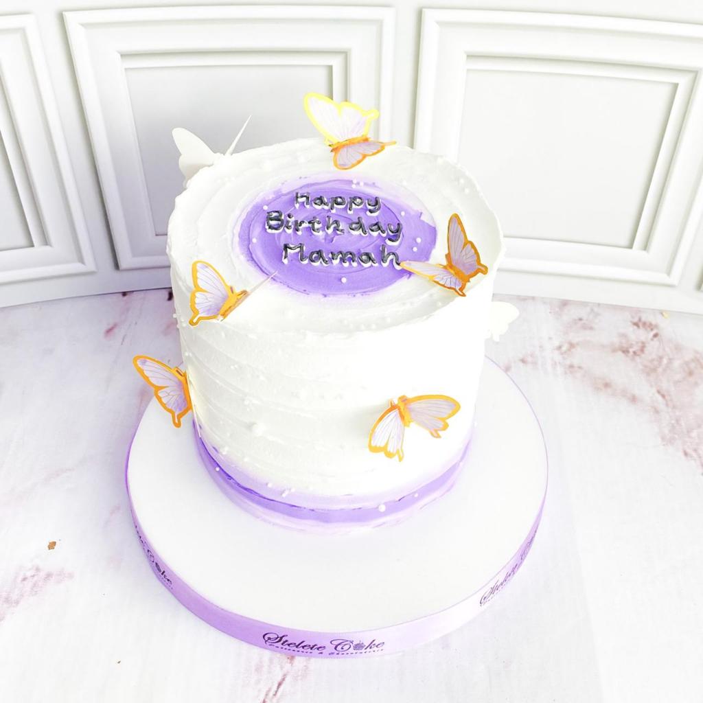 

Kue Ulang Tahun/Birthday Cake/Kue Ultah Tema Kupu-Kupu/Kue Tema Purple/Kue Birthday Jakarta