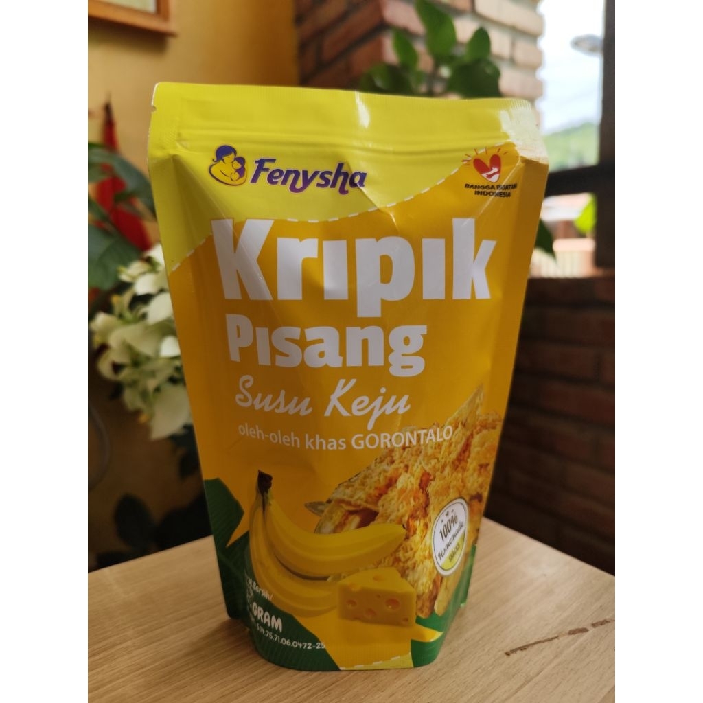 

Keripik pisang susu keju