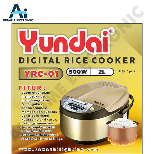 YUNDAI YRC 01 YRC01 YRC-01 Digital Rice Cooker Smart Rice Cooker Magic Com Touch Screen Penanak Nasi