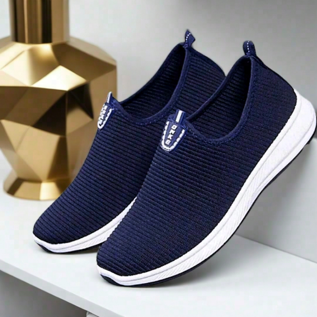 Sepatu slip on pria kekinian tanpa tali / sepatu pria kasual olahraga cod