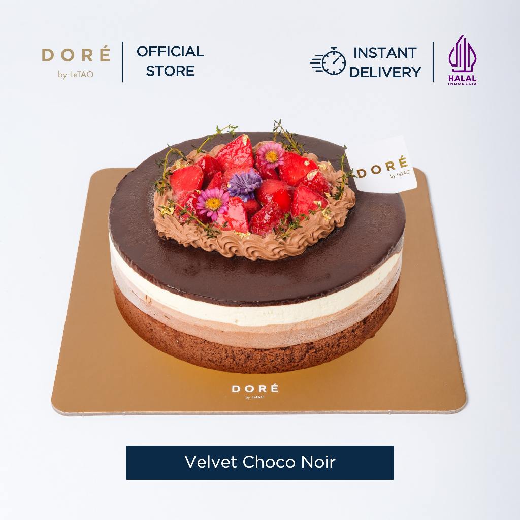 

DORE by LeTAO Velvet Noir Chocolat - Kue Ulang Tahun