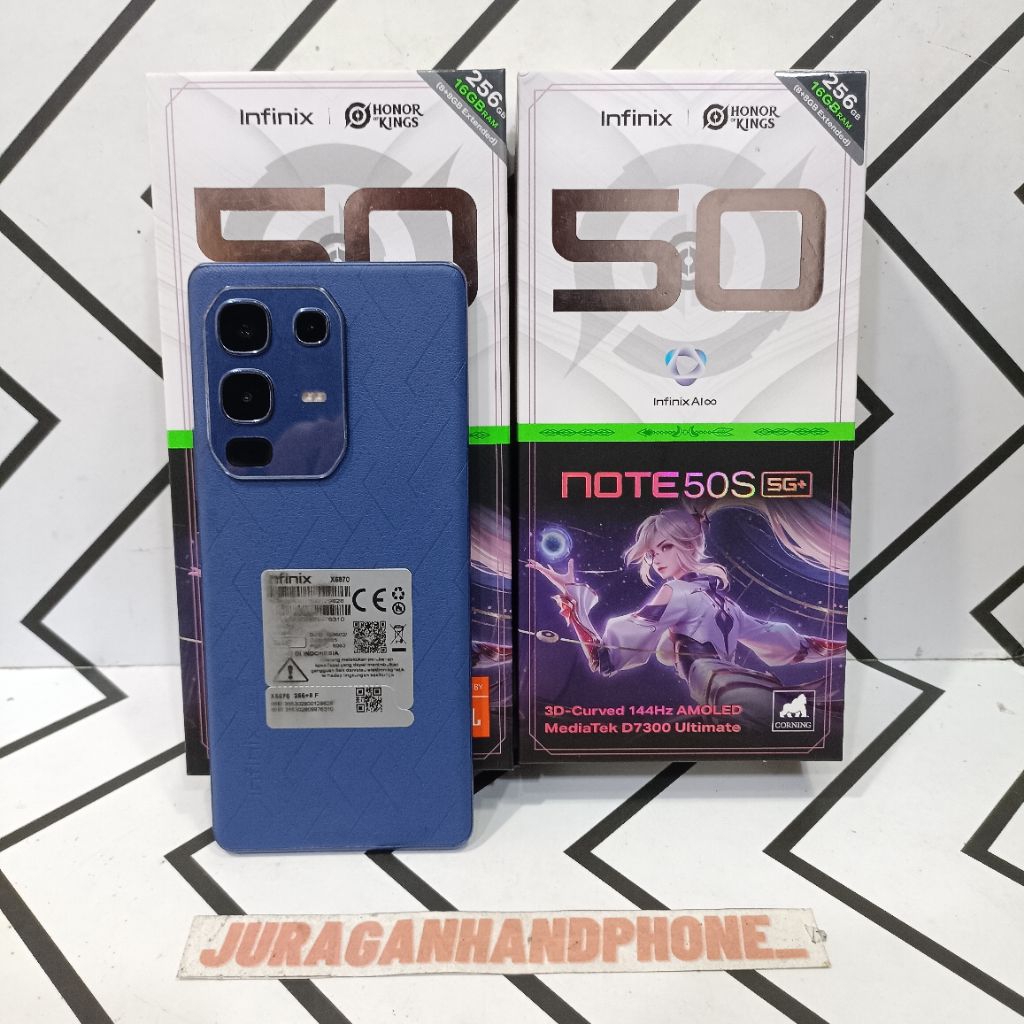 INFINIX NOTE 50S 5G 8/256GB HP BEKAS SECOND FULLSET