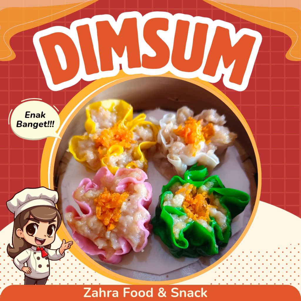 

❤ TERMURAH ❤ DIMSUM KUKUS PREMIUM DAGING ISI 4