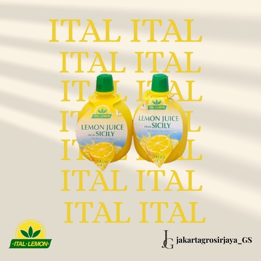 

Ital Lemon Juice Dressing Concentrate From Sicily 200 ML | Ital Lemon Concentrate 200ML